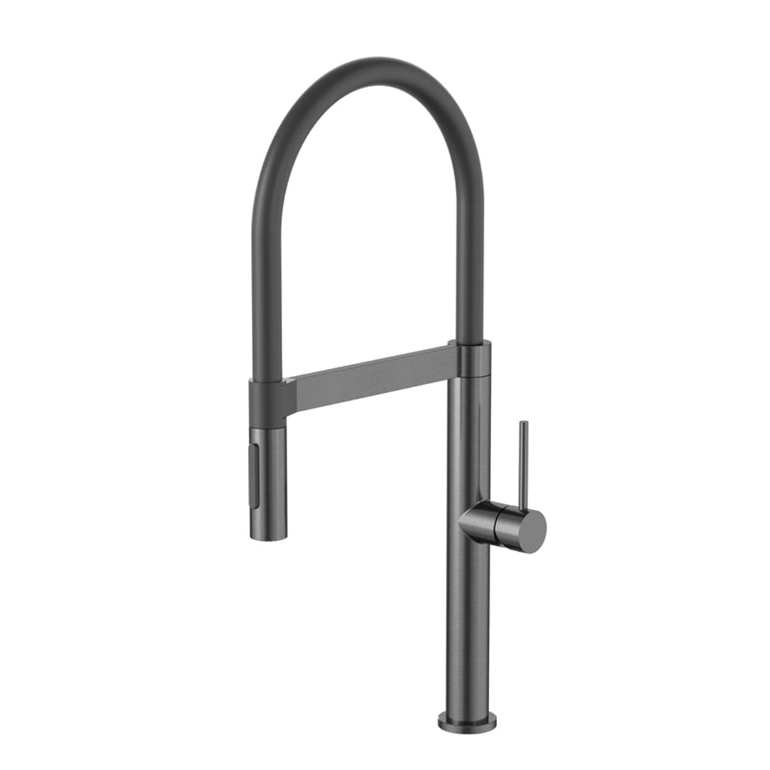 Elite Design Studio -  Meir Pull Down Kitchen Mixer Tap with Magnetic Dock Shadow Gunmetal